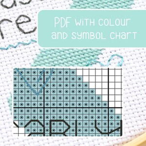 Bible Verse Cross Stitch Pattern: Immeasurably More, Beginner Friendly ...