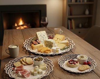 Cheese Board Laser Cut Files Templates | 3 Sizes Serving Tray SVG (Digital Download)