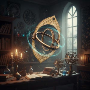 Magic Time Turner Laser Cut Files | Wizard Clock Pendant, Wall Decor (Digital Download)