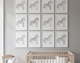 Horse Toys Bundle Laser Cut Files SVG DXF | 12 Animal Toy Designs | CNC | Wooden