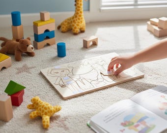 Wooden Dress Up Doll Laser Cut Files SVG DXF | Montessori Toy | Kids Educational Puzzle