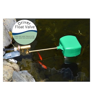 Float Valve, Auto Fill, for Fish Pond, Koi Pond,  (Long Arm)
