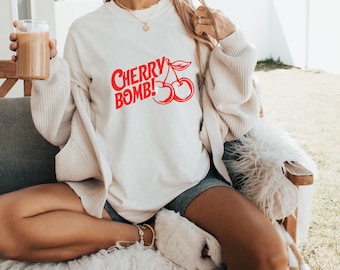 Cherry Graphic T-Shirt | Vintage Aesthetic Tee | Retro Cherry Print Shirt | Cute Fruit T-Shirt | Y2K Cherry Tee | Soft Cotton | Cottagecore