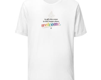 Welcome Pride Tee, Theme Park Tshirt, WDW Inspired Shirt