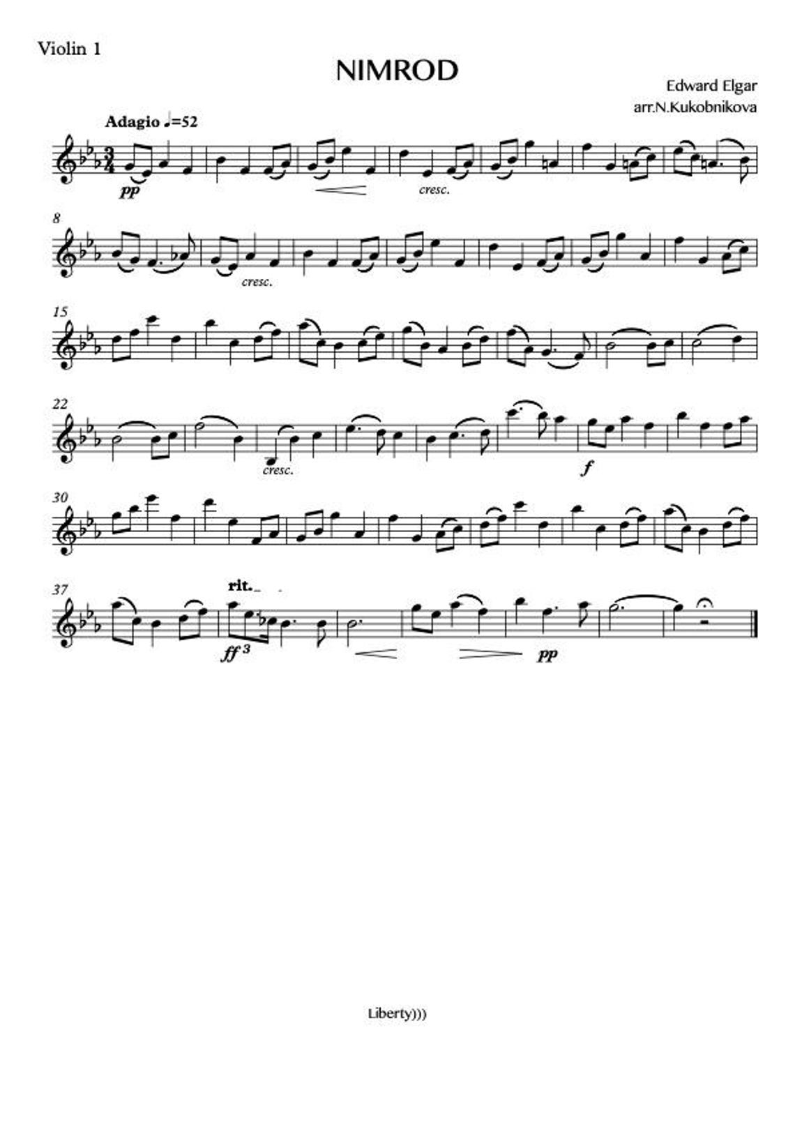 Nimrod From Enigma Variations By Edward Elgar Etsy