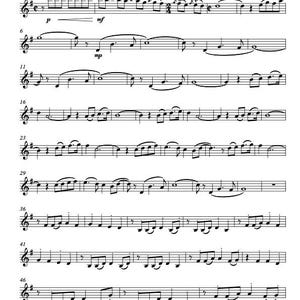 Può includere: Spartito per violino 1 di "I Have a Dream" degli ABBA. Lo spartito è scritto con inchiostro nero su carta bianca. Il titolo è in alto, con note e simboli musicali. La parola "LIBERTY" è in basso.