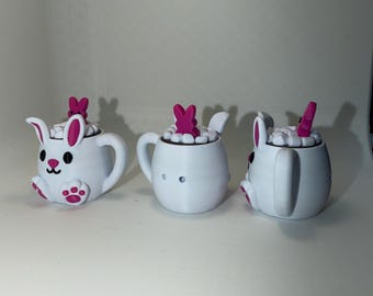 Easter Bunny Mug Fidget Clicker