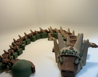 Articulated Army Dragon Toy