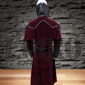 Gothic Steampunk Military Red Jacket Men's Punk Highwayman Regency Long Coat