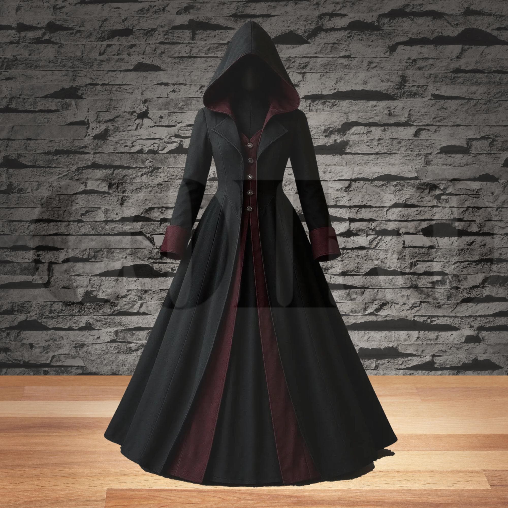 knee length dresses for ladies Women's Winter Wool Dress Coat Double Breasted Pea Coat Long Trench Coat main image 0