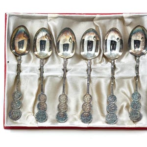 Chinese Silver Spoons - Set of 6