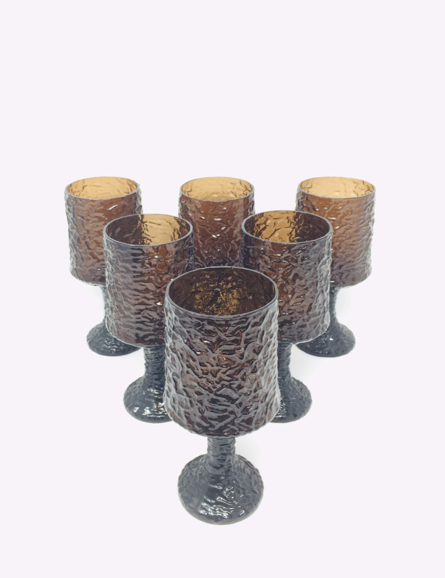 Vintage Lenox Impromptu Hand Blown Crystal Wine Glasses Set Etsy