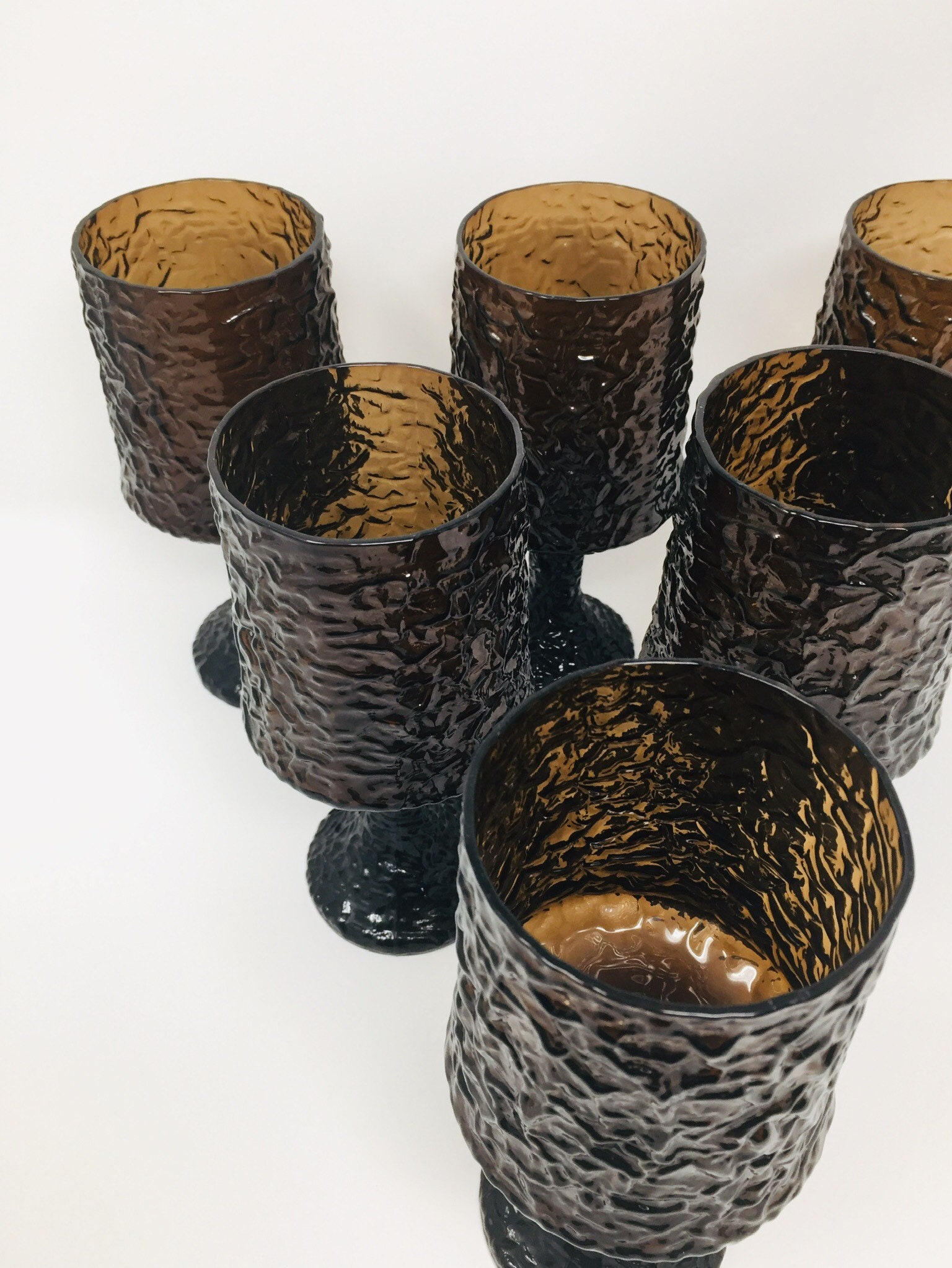 Vintage Lenox Impromptu Hand Blown Crystal Wine Glasses Set Etsy