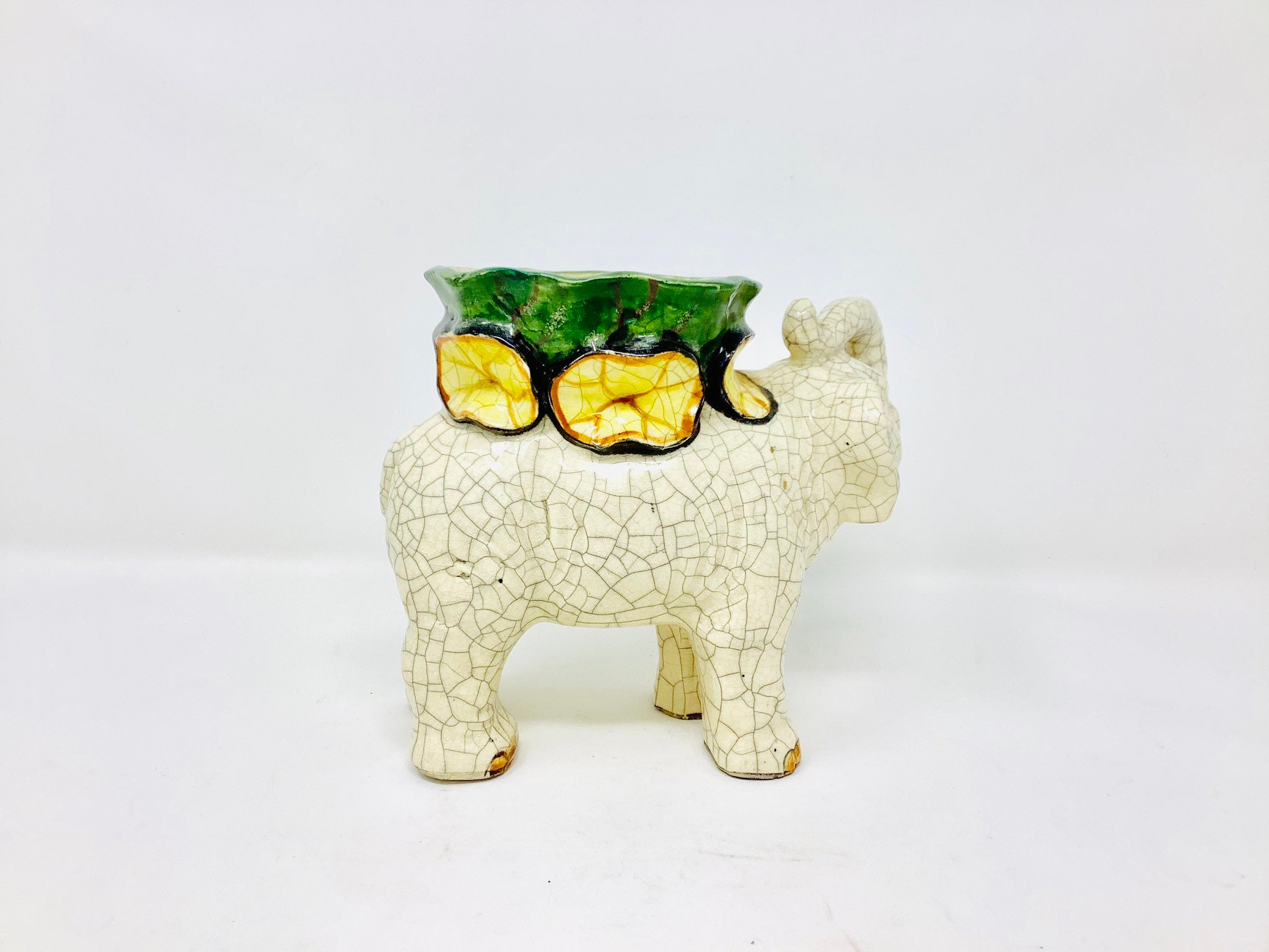 Mid Century Elephant Vase Etsy