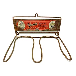 Van’s Boot Saver Storage Rack - Circa 1940