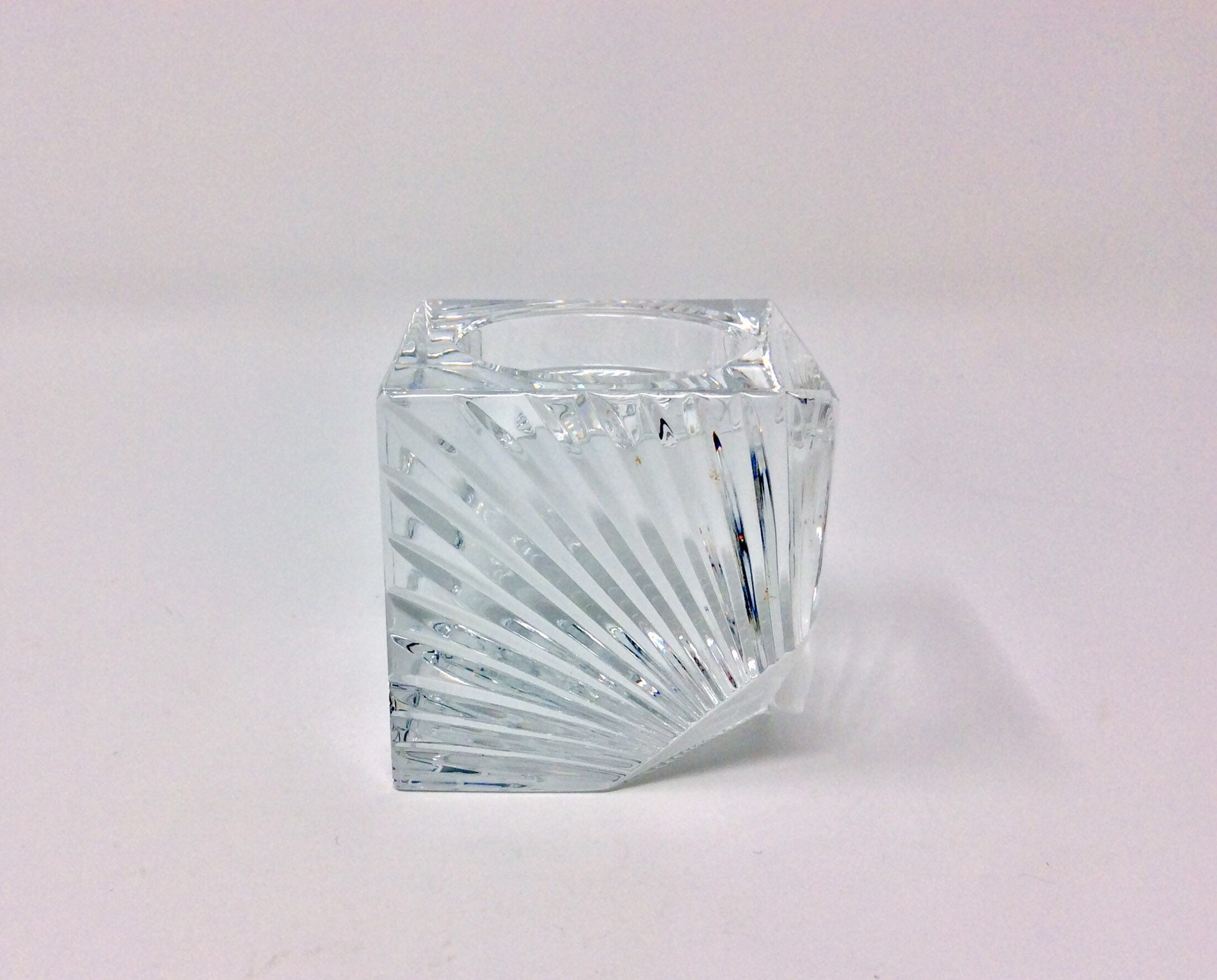 Waterford Crystal Votive Candle Holder Hecho en Irlanda Etsy España