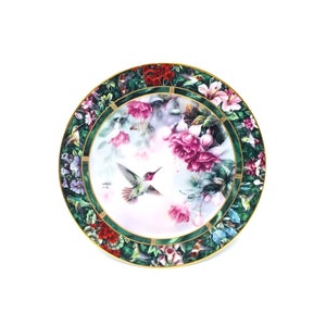 The Anna&#39;s Hummingbird - Lena Liu Collectible Porcelain Plate
