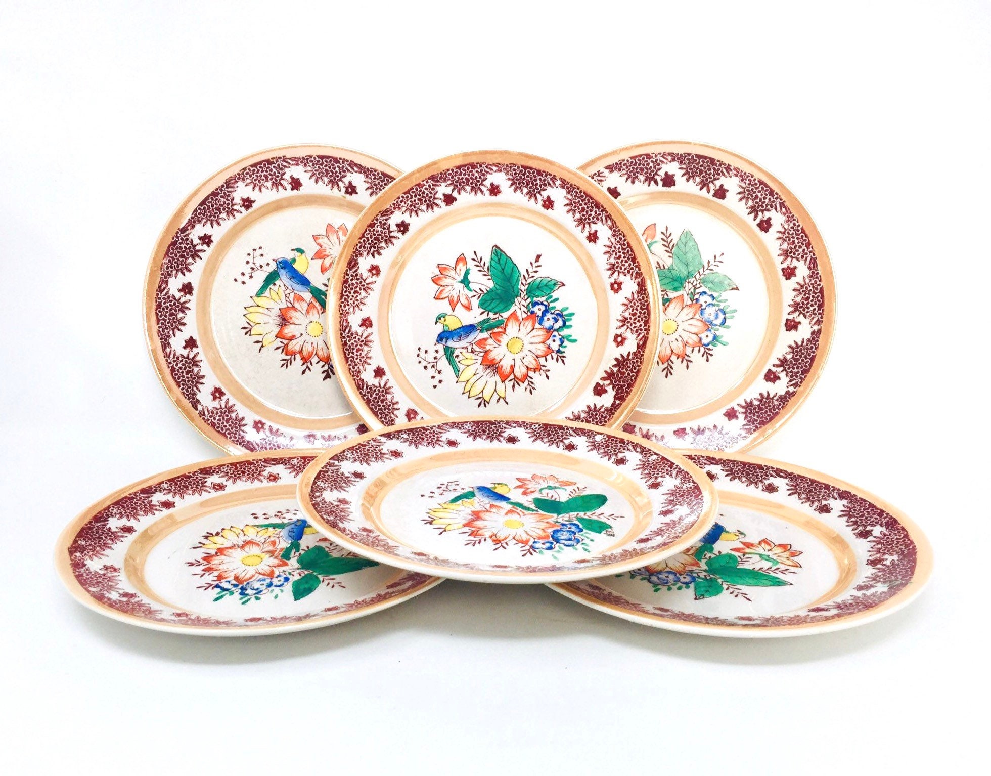 N.K. Porcelain Co. Imperial Ironstone China Plates - Set of