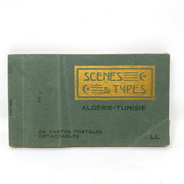 Antique Postcard Book - Scenes & Types - Algerie - Tunisie