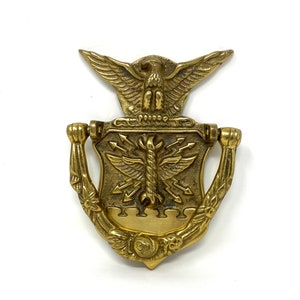 Vintage Brass Eagle Door Knocker