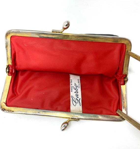 Garbo Satin Coin Purse - Made in Italy - Circa 19… - image 6