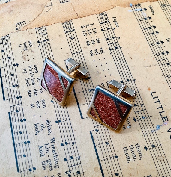 Anson Goldstone Cufflinks - Circa 1950 - image 5