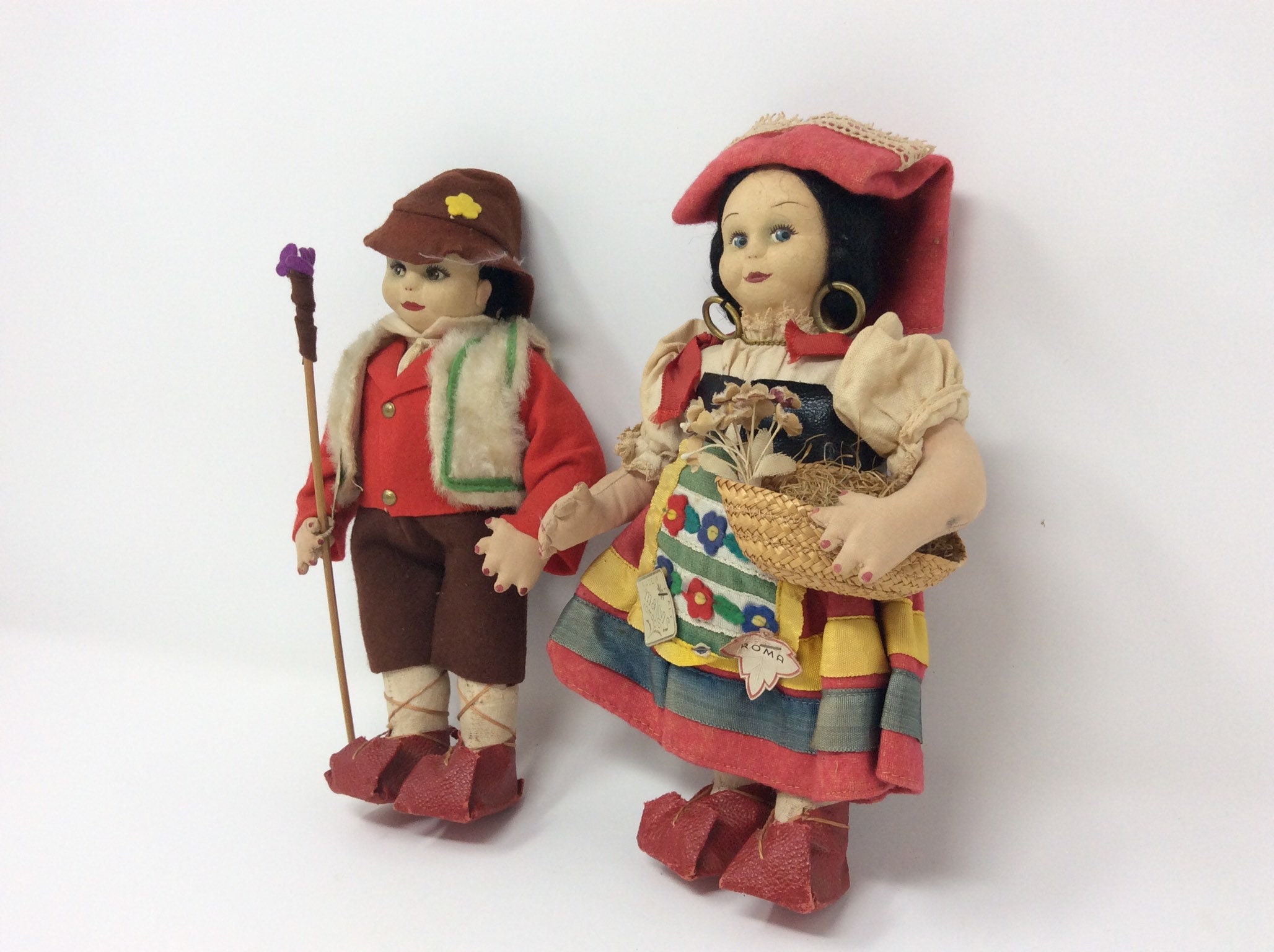 Magis Roma Vintage Dolls Set of Two Made in Italy - Etsy