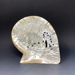 Hand Carved Mother of Pearl Shell