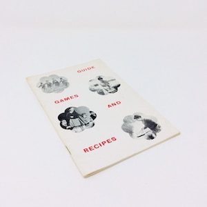 Girl Scouts Guide to Games and Recipes - Vintage 1969