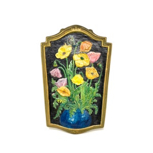 Vintage Botanical Wall Plaque