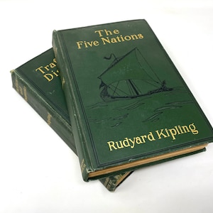Rudyard Kipling Books - The Five Nations and Traffics and Discoveries - 1903