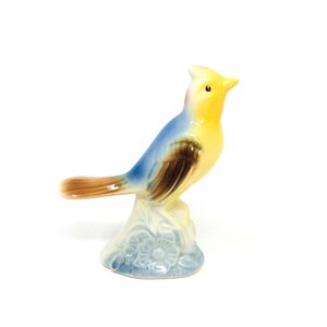 Ceramic Bird Figurine - Mid Century