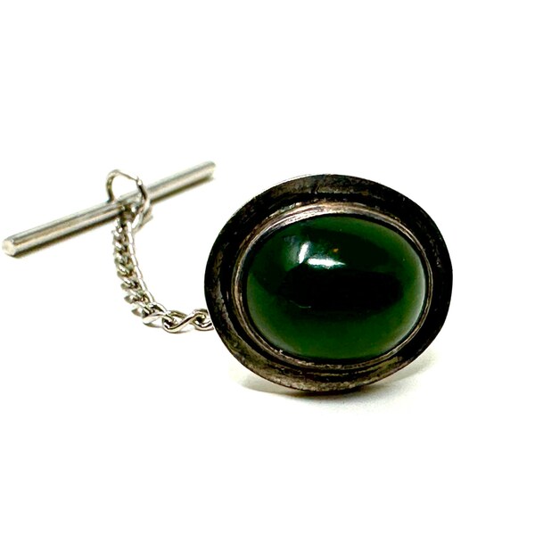 Jade Tie Tack Etsy