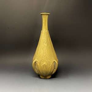 Art Nouveau Brass Lily Vase