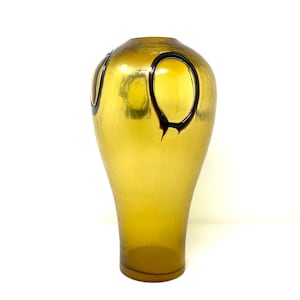Large Murano Glass Batutto Vase - Venini - Carlo Scarpa