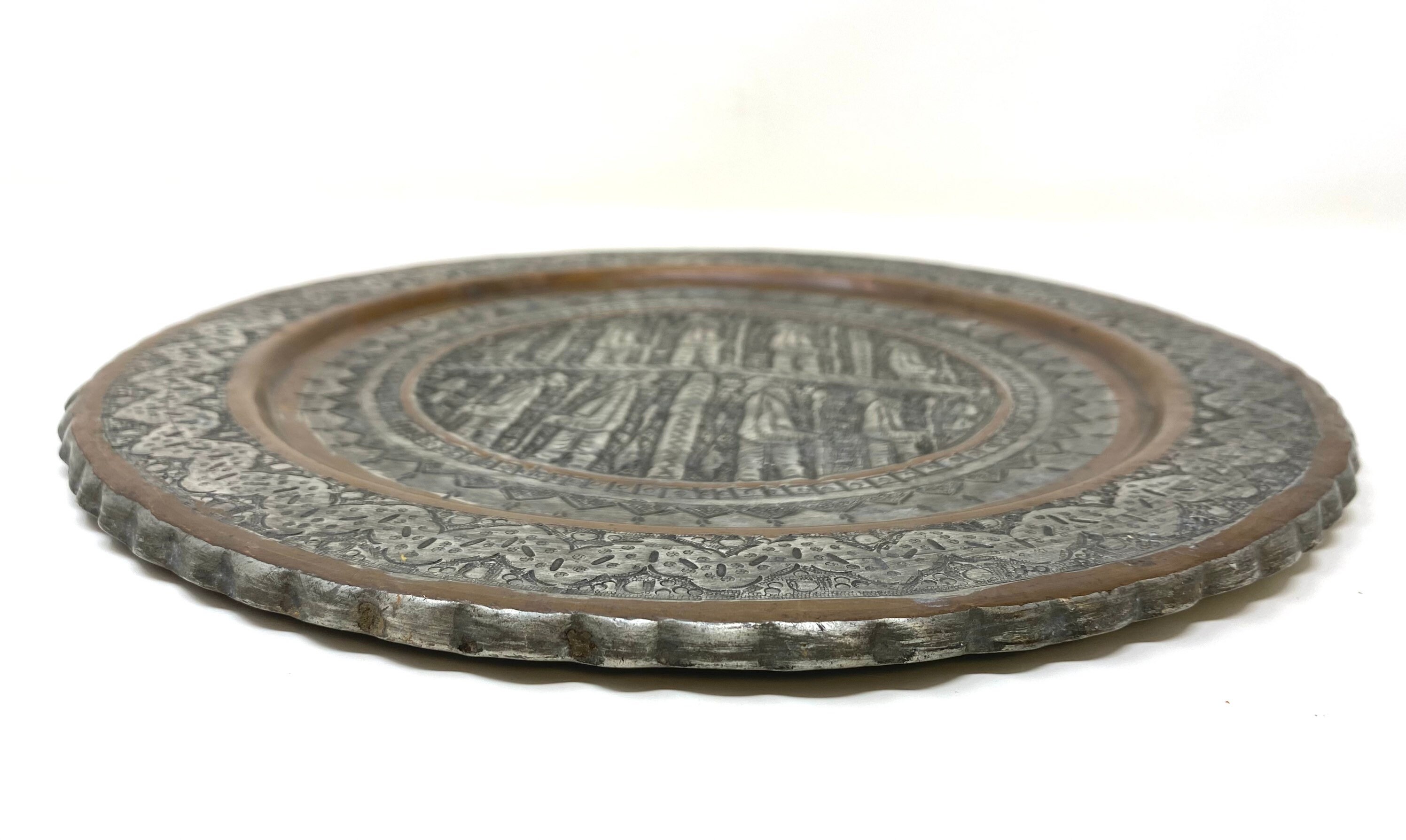 Antique Copper Plate With Tin Coating - Kichy