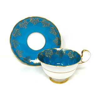 Aynsley Bone China Teacup and Saucer - Circa 1940
