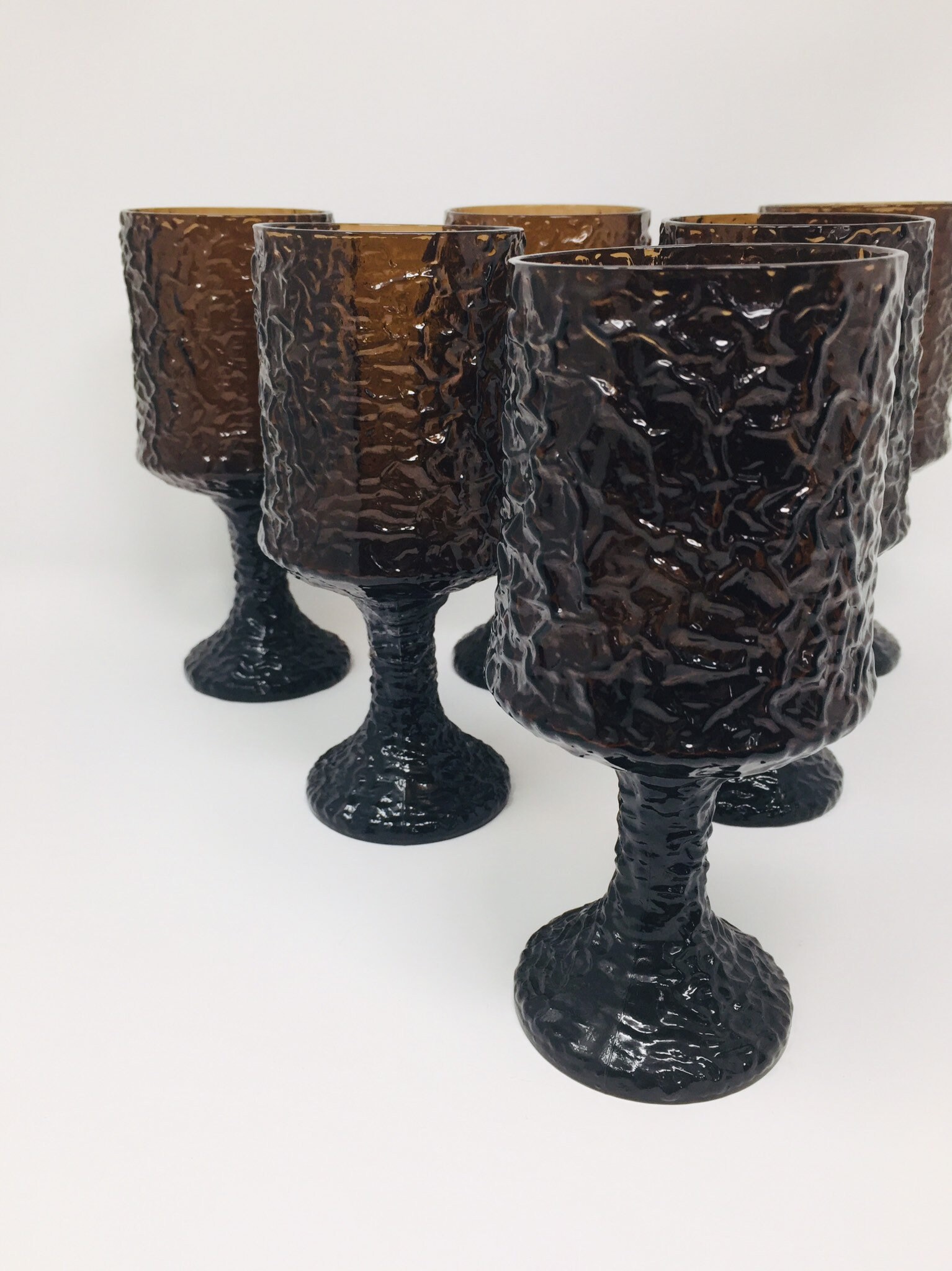 Vintage Lenox Impromptu Hand Blown Crystal Wine Glasses Set Etsy