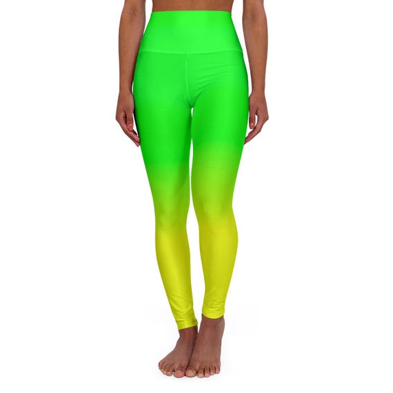 Leggings a vita alta Lemon Drop Voltage Pantaloni da yoga