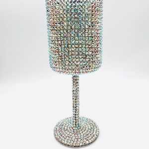 Rhinestoned Wine Glasses
