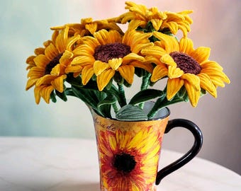 Handmade Large Sunflowers