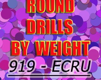 Round  Diamond Painting Drills by weight. Fast shipping from USA