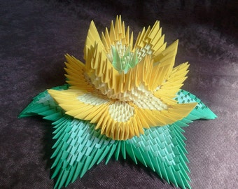 Tutorial: How to make 3d origami  Lotus Flower
