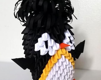 Tutorial: How to make 3D origami Penguin