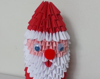 3D origami Santa Claus (medium)