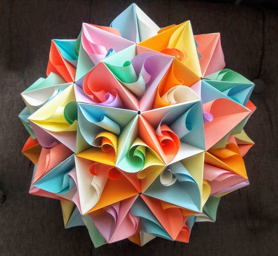 3d Origami Giant Ant Lion Kusudama