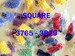 447 colors DMC, Square Diamond Painting Drills,  Replacement Beads, 3765 - 3829. Fast shipping from USA 