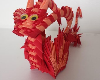 3D origami dragon 1