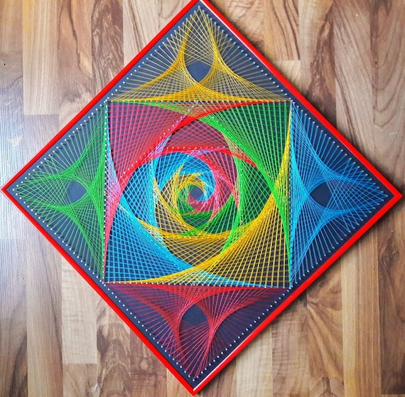 Sacred Geometry String Art Magic Eye 