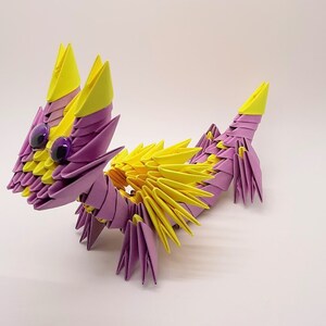3d Origami Baby Dragon